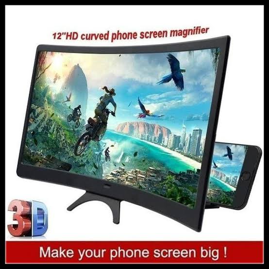 12''HD curved phone screen magnifier