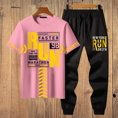Summer Collection:RUN DO IT :T shirts Trouser