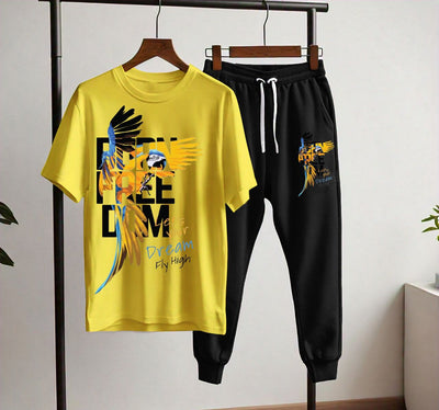 Summer Collection;Dream fly high Printed T shirts Trouser
