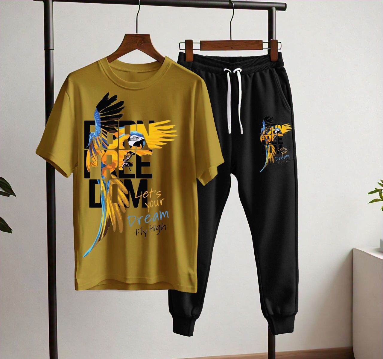 Summer Collection;Dream fly high Printed T shirts Trouser