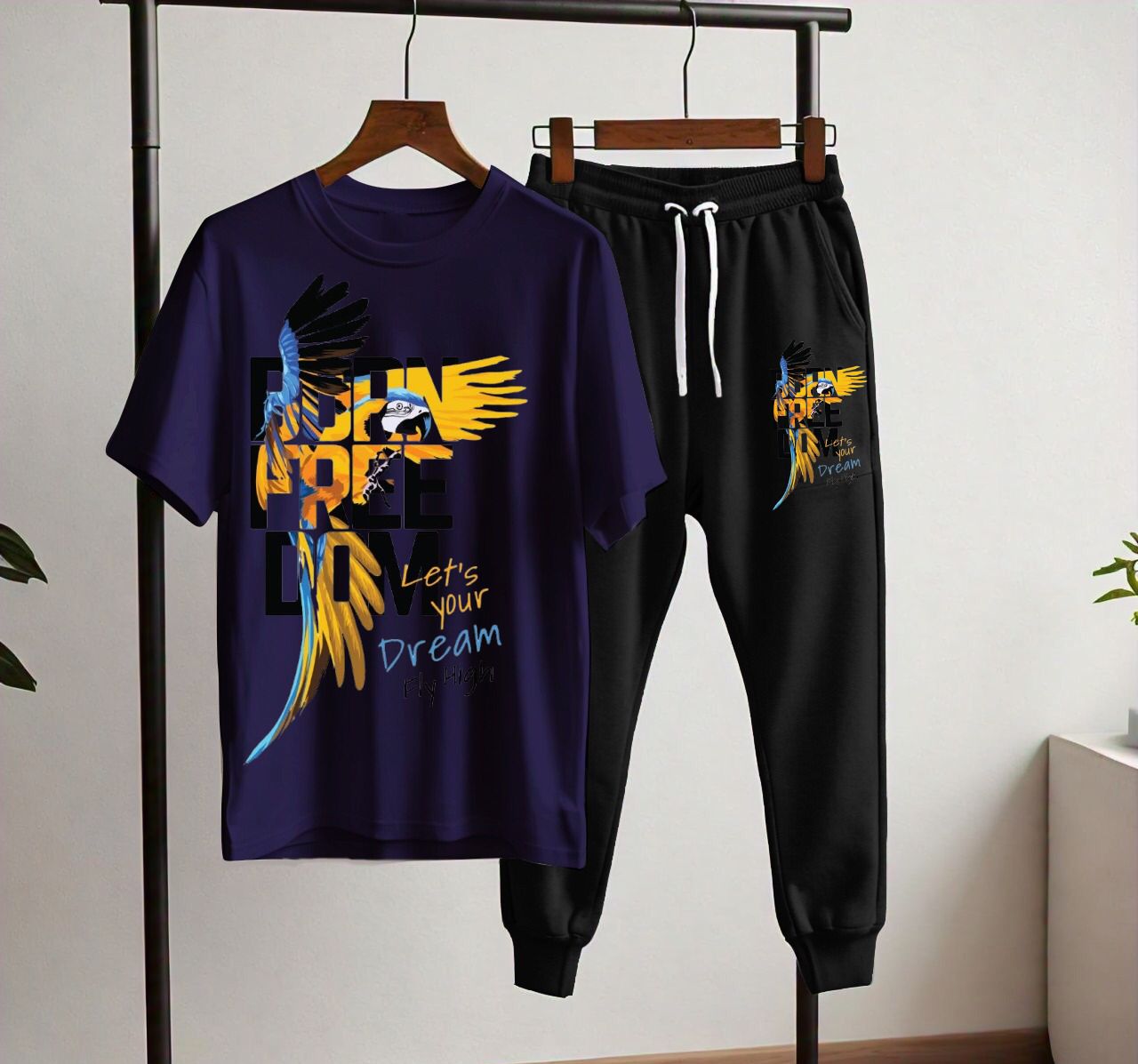 Summer Collection;Dream fly high Printed T shirts Trouser